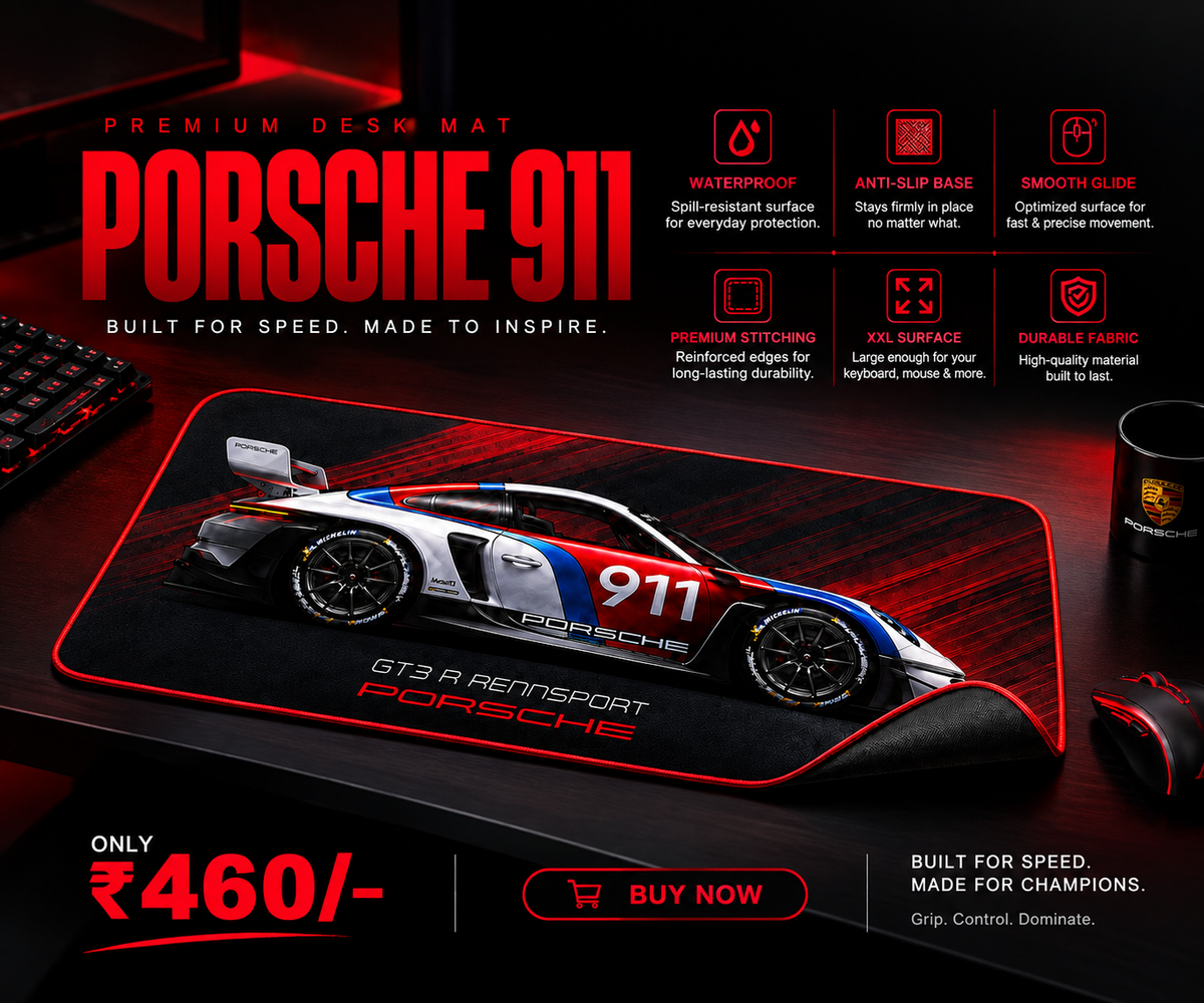 Porsche 911 Desk Setup