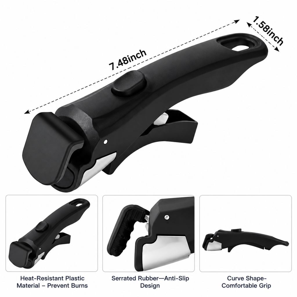 Quick-Clip Removable Cookware Handle