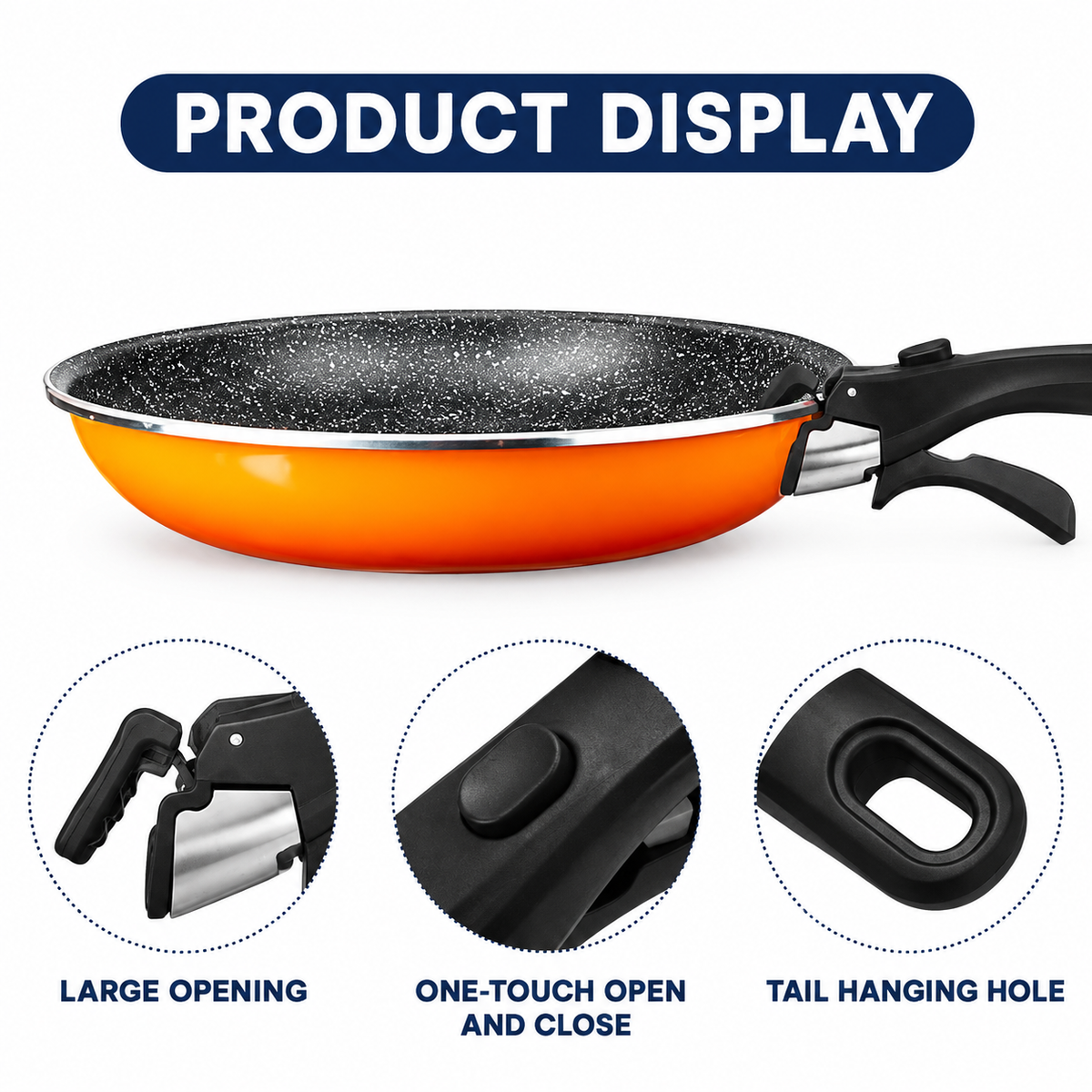 Quick-Clip Removable Cookware Handle