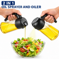 2 in 1 Oil Dispenser Spary Bottle For Cooking
